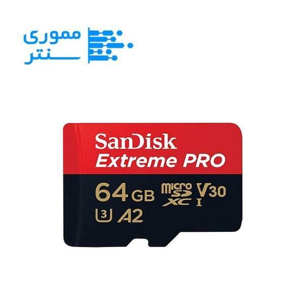 کارت حافظه MicroSDXC سن دیسک مدل Extreme Pro سرعت 200MB/s ظرفیت 64GB