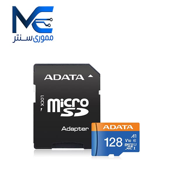 کارت حافظه MicroSDXC ای دیتا مدل V10 سرعت 100MB/s ظرفیت 128GB