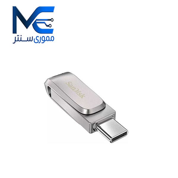 فلش مموری سن دیسک Dual Drive Luxe USB Type-C ظرفیت 256 گیگابایت