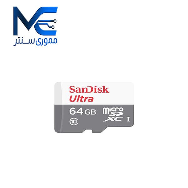 کارت حافظه MicroSDXC سن دیسک مدل Ultra سرعت 100MB/s ظرفیت 64GB