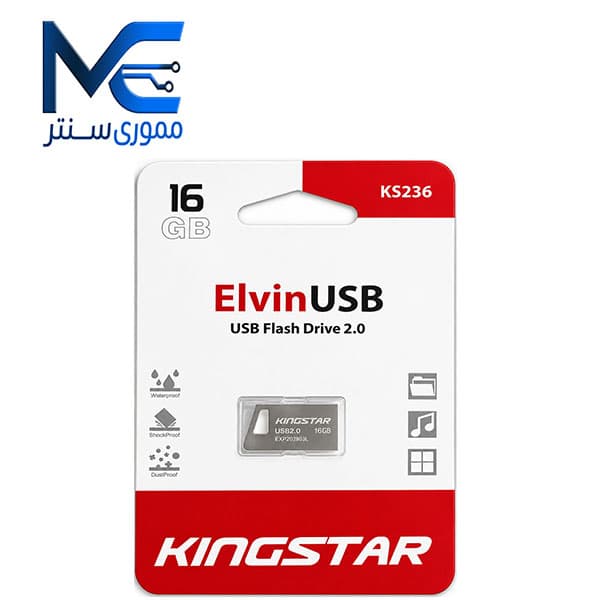 فلش مموری کینگ استار مدل KS236 USB 2.0 ظرفیت 16 گیگابایت