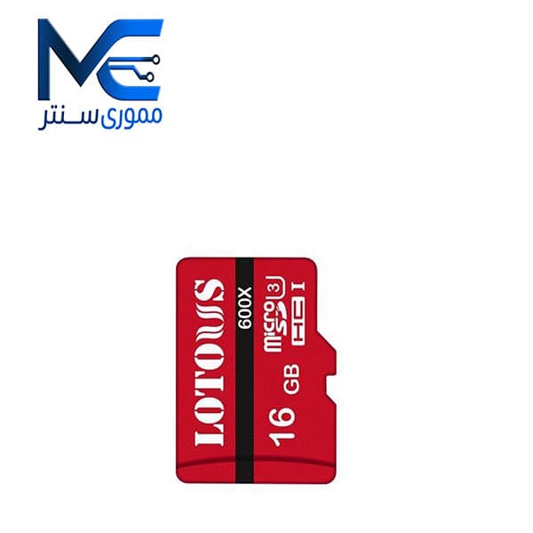 کارت حافظه microSDHC لوتوس 16 گیگابایت 600X مدل U3 سرعت 90MB/s