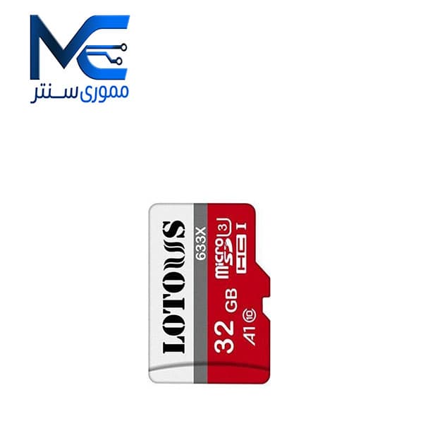 کارت حافظه microSDHC لوتوس 32 گیگابایت 633X مدل U3 سرعت 95MB/s