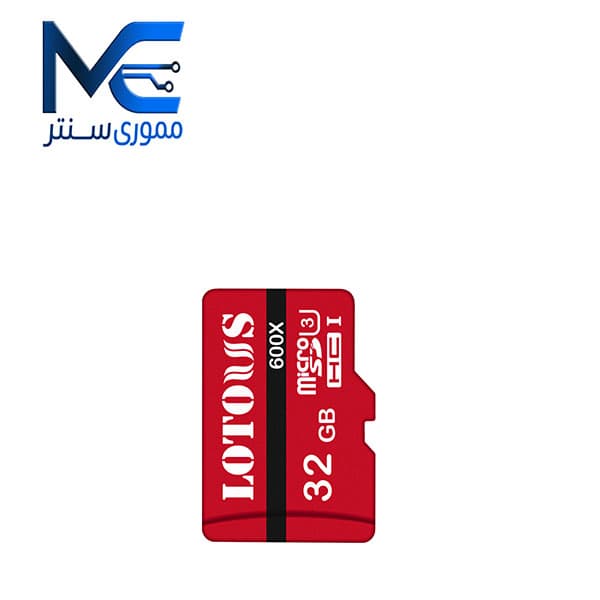 کارت حافظه microSDHC لوتوس 32 گیگابایت 600X مدل U3 سرعت 90MB/s