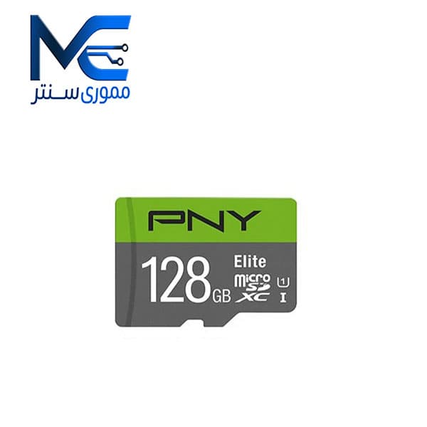 کارت حافظه microSDXC پی ان وای 128 گیگ مدل U1 سرعت 100MB/s