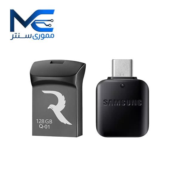 فلش مموری ریووکس مدل +Q01 ظرفیت 128 گیگابایت – به همراه تبدیل OTG