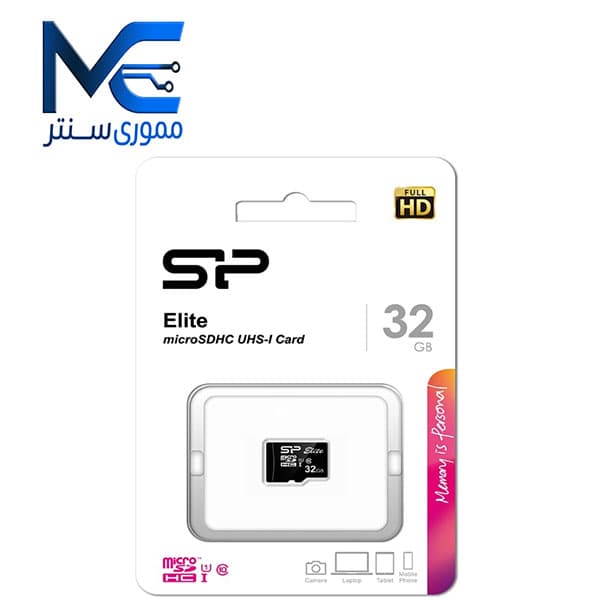 کارت حافظه microSDHC سیلیکون پاور 32 گیگابایت مدل Elite U1 سرعت 100MB/s