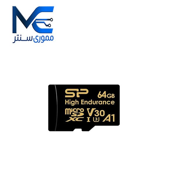 کارت حافظه microSDHC سیلیکون پاور 64 گیگابایت مدل high endurance U3 سرعت 100MB/s