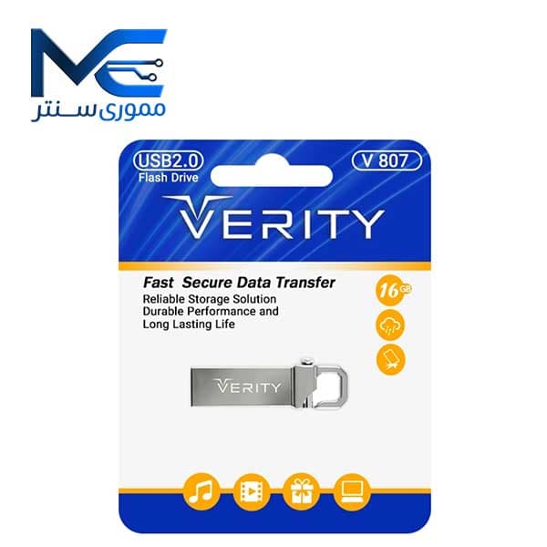 فلش مموری وریتی مدل V807 USB 2.0 ظرفیت 16 گیگابایت