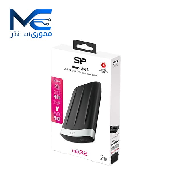 هارد اکسترنال سیلیکون پاور مدل Armor A65B ظرفیت 2 ترابایت