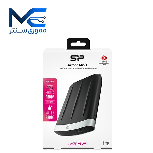 هارد اکسترنال سیلیکون پاور مدل Armor A65B ظرفیت 1 ترابایت