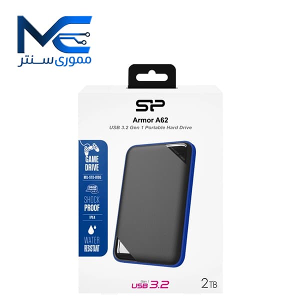 هارد اکسترنال سیلیکون پاور Armor A62 ظرفیت 2 ترابایت
