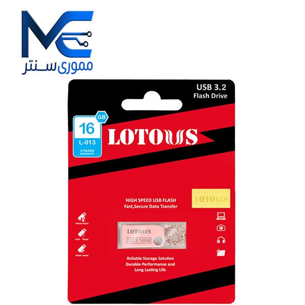 فلش مموری لوتوس مدل L813 USB 3.2 ظرفیت 16 گیگابایت