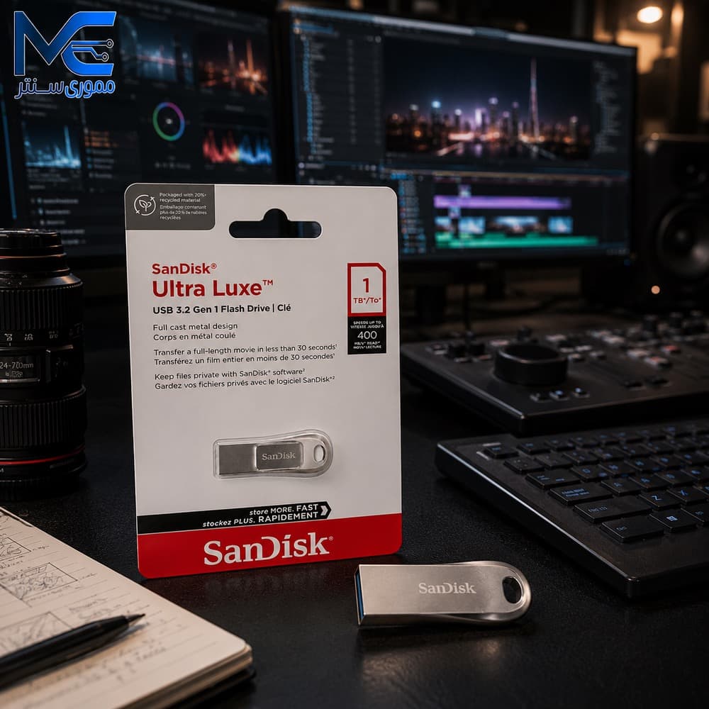 فلش مموری سن دیسک مدل Ultra Luxe USB 3.2 ظرفیت 1 ترابایت