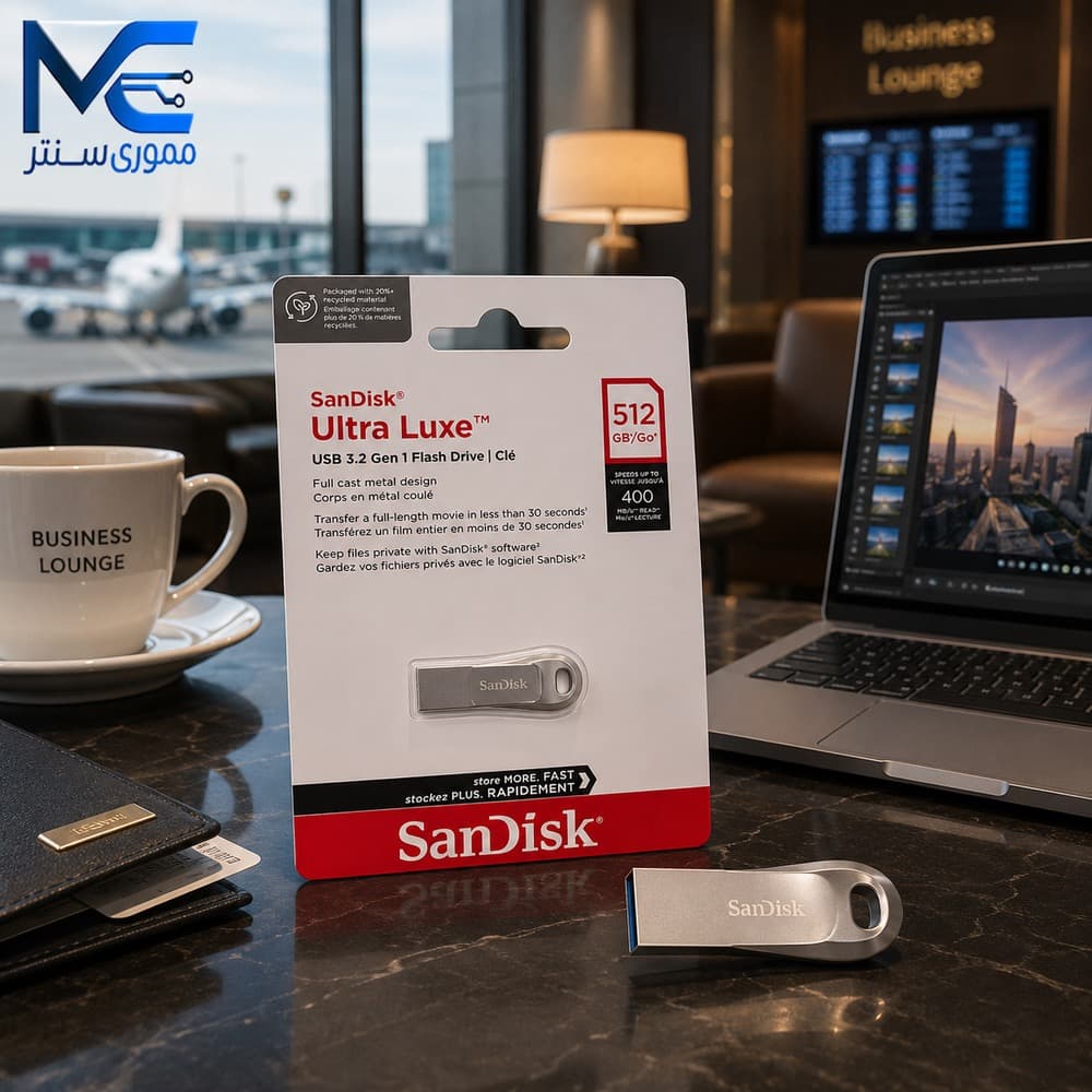 فلش مموری سن دیسک مدل Ultra Luxe USB 3.2 ظرفیت 512 گیگابایت