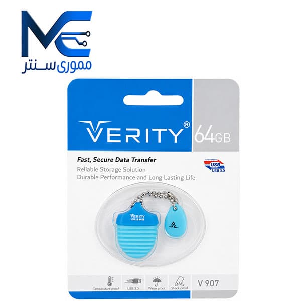 فلش مموری وریتی مدل V907 USB 3.0 ظرفیت 64 گیگابایت