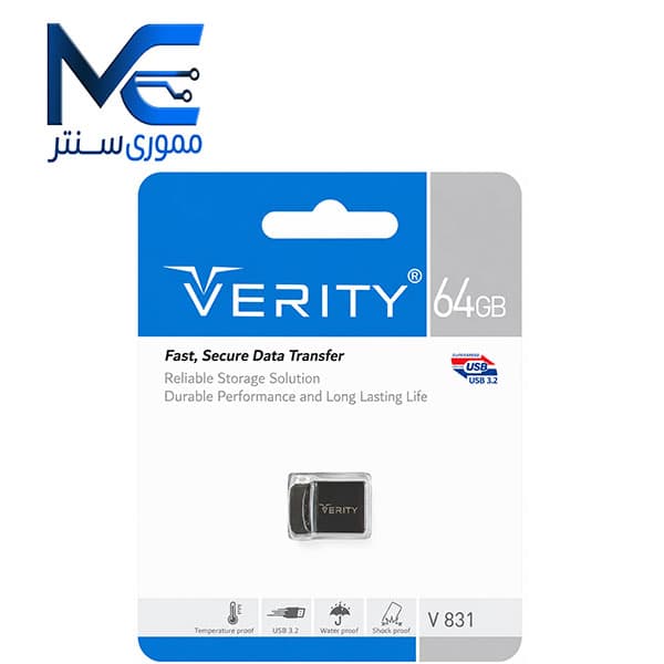 فلش مموری وریتی مدل V831 USB3.0 ظرفیت 64 گیگابایت
