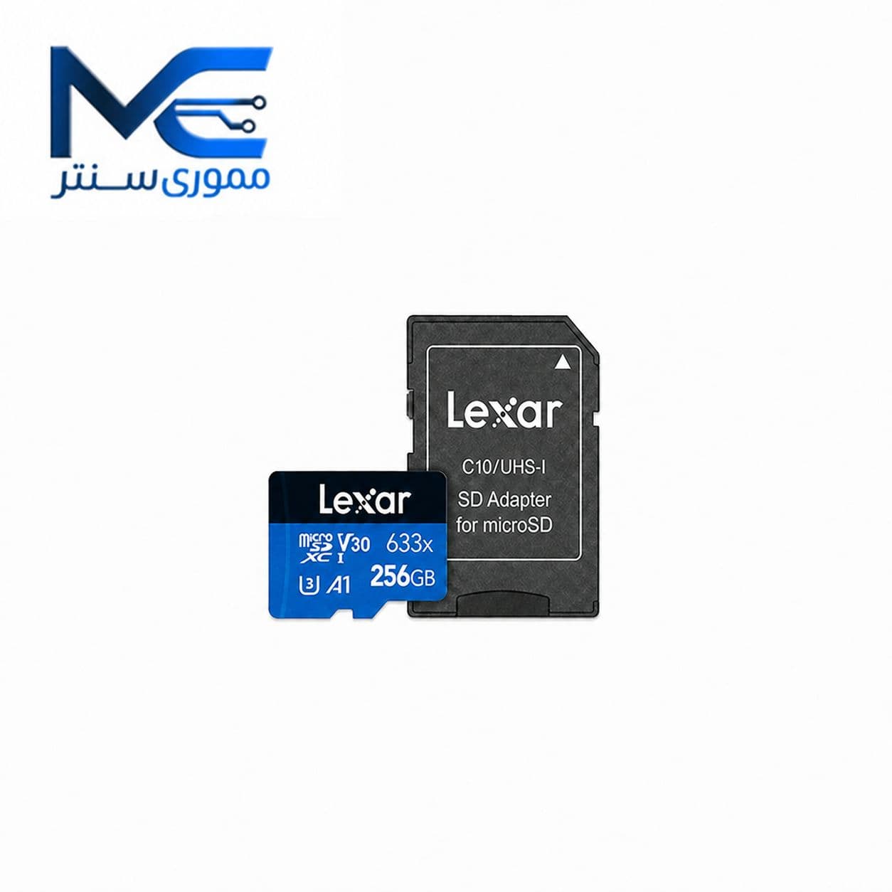 کارت حافظه microSDXC لکسار 256 گیگ مدل 633X سرعت 100MB/s