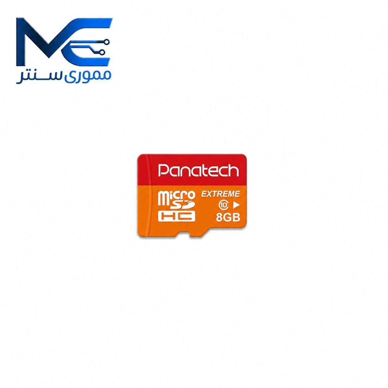کارت حافظه microSDHC پاناتک 8 گیگ کلاس 10 استاندارد UHS-I U1 سرعت 30MBps