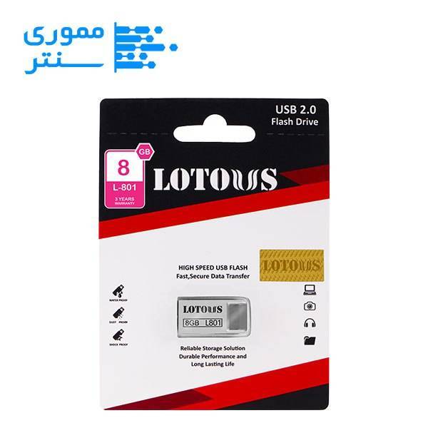 پک محصول فلش مموری لوتوس مدل L801 ظرفیت 8 گیگابایت