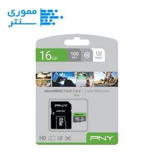 کارت حافظه microSDHC پی ان وای 16 گیگ مدل U1 - سرعت 100MB/s