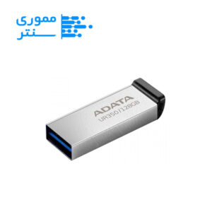 فلش مموری ای دیتا UR350 USB 3.2 ظرفیت 128 گیگابایت رنگ مشکی