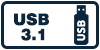 آیکون فلش مموری USB 3.1