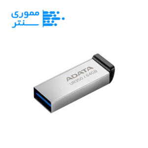 فلش مموری ای دیتا UR350 USB 3.2 ظرفیت 64 گیگابایت رنگ مشکی
