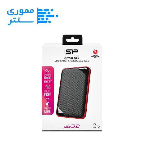 هارد اکسترنال سیلیکون پاور Armor A62 ظرفیت 2 ترابایت