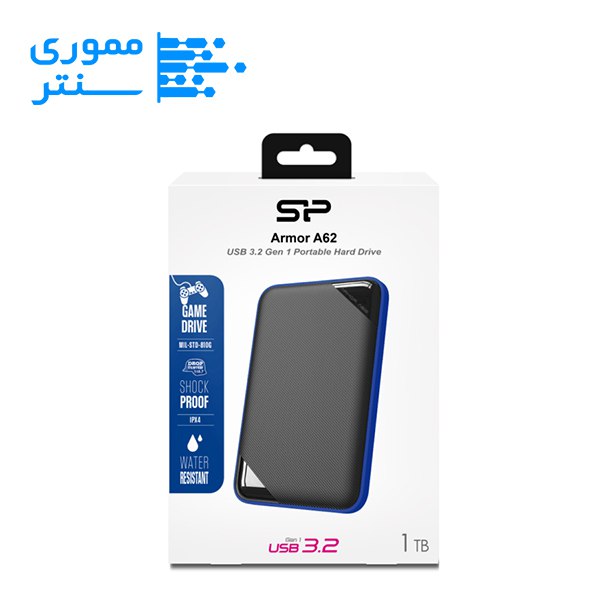 هارد اکسترنال سیلیکون پاور Armor A62 ظرفیت 1 ترابایت