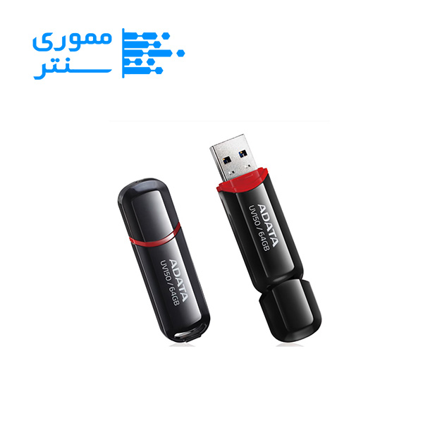 فلش مموری ای دیتا UV150 USB 3.2 ظرفیت 64 گیگابایت رنگ مشکی