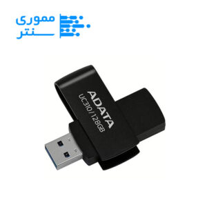 فلش مموری ای دیتا UC310 USB 3.2 ظرفیت 128 گیگابایت رنگ مشکی