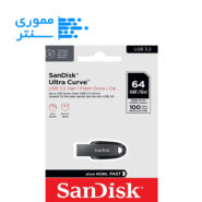 بسته بندی فلش مموری سن دیسک مدل ZC550 Curve USB3.2 ظرفیت 64 گیگابایت