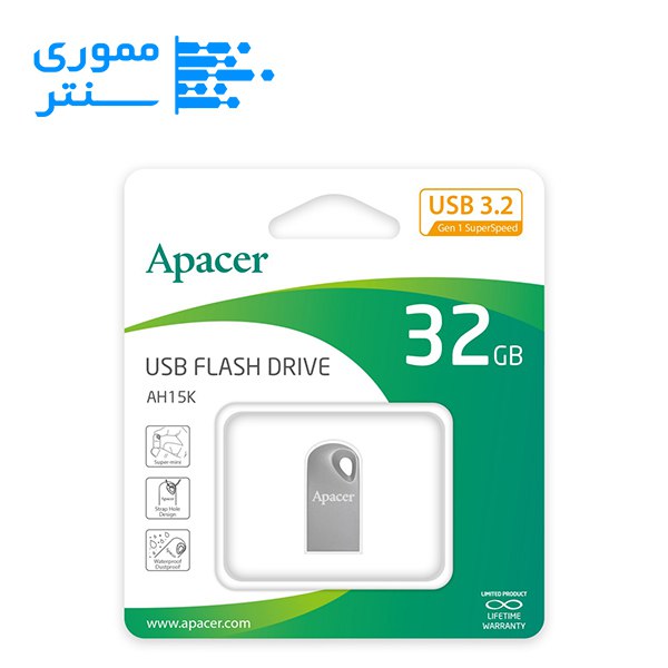 بسته بندی فلش مموری اپیسر مدل AH15K USB 3.2 ظرفیت 32 گیگابایت