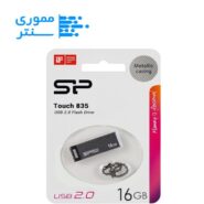 فلش مموری سیلیکون پاور مدل Touch 835 USB 2.0 ظرفیت 16 گیگابایت رنگ خاکستری