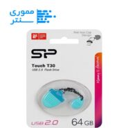 فلش مموری سیلیکون پاور مدل Touch T30 USB 2.0 ظرفیت 64 گیگابایت رنگ آبی