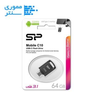 فلش مموری سیلیکون پاور مدل Mobile C10 B50 USB-C 3.1 ظرفیت 64 گیگابایت
