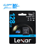 کارت حافظه microSDXC لکسار 128 گیگ مدل 633X سرعت 100MB/s