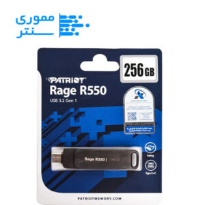 فلش مموری پاتریوت مدل PAGE R550 ظرفیت 256 گیگابایت USB 3.2 Type-C