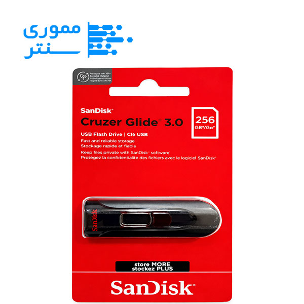 فلش مموری سن دیسک مدل Cruzer Glide USB 3.0 ظرفیت 256 گیگابایت