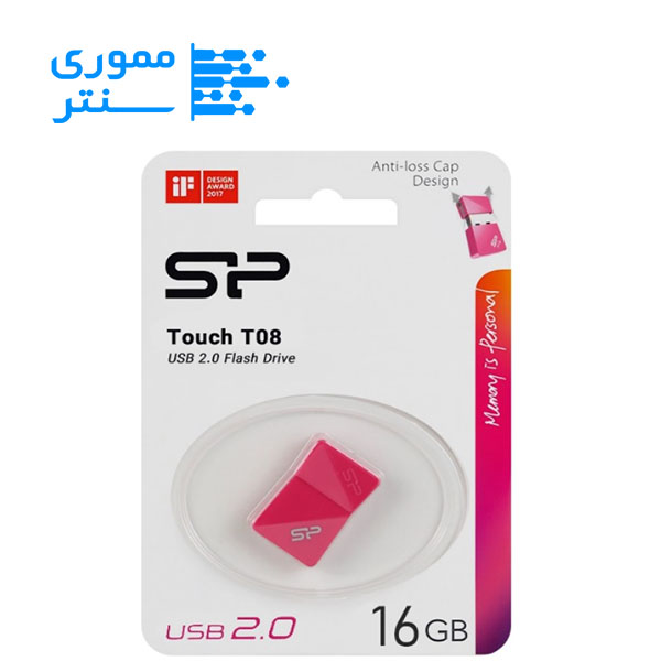 فلش مموری سیلیکون پاور مدل Touch T08 USB 2.0 ظرفیت 16 گیگابایت