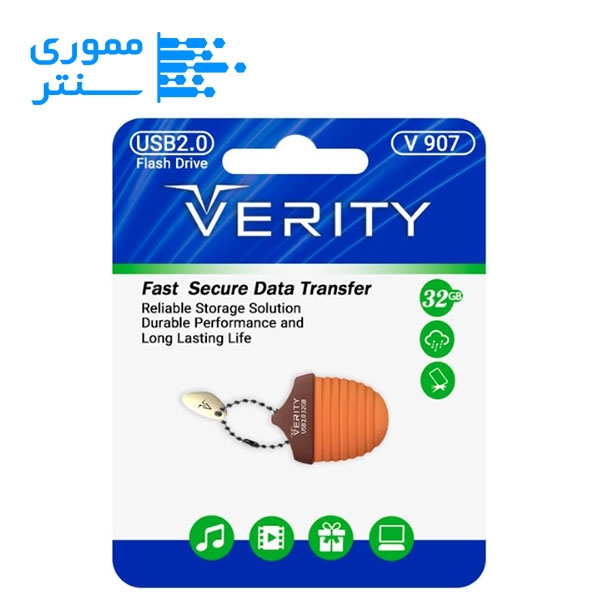 فلش مموری وریتی مدل V907 USB 2.0 ظرفیت 32 گیگابایت