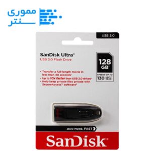فلش مموری سن دیسک USB 3.0 مدل Ultra CZ48 ظرفیت 128 گیگابایت