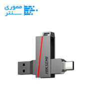 فلش مموری هایک سمی مدل Slim Dual Drive E307C USB3.2 ظرفیت 128 گیگابایت